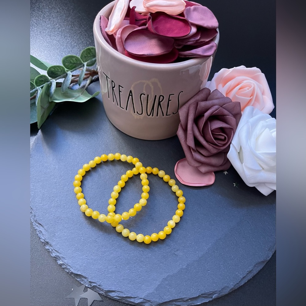 Yellow Jade Bracelet